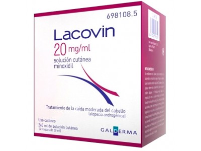 Lacovin 20mg/ml Solución Cutánea 4x60ml