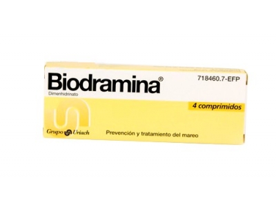 Biodramina 4 Comprimidos