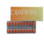 DIARFIN 2 MG. 20 CAPSULAS