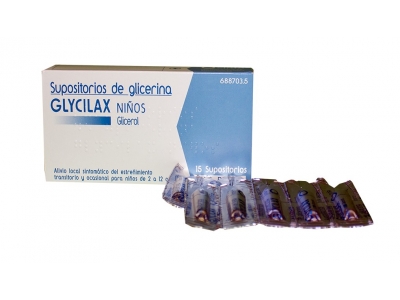 Glycilax 15 Supositorios Infantil