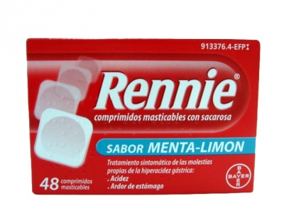 Rennie con Sacarosa 48 Tabletas