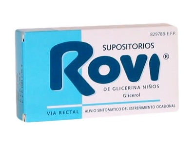 Suposotorios Glicerina Rovi Niños x15