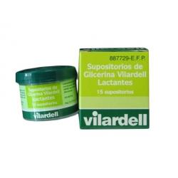 Vilardell Lactantes 15 Supositorios Tarro