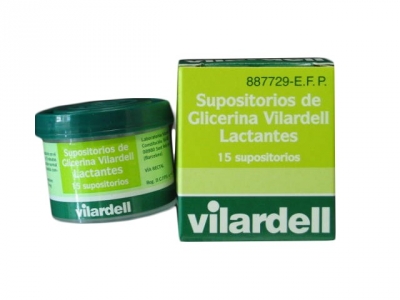 Vilardell Lactantes 15 Supositorios Tarro